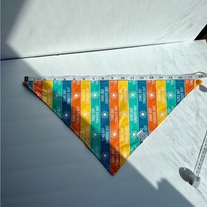 Summer Snap On Dog Bandana